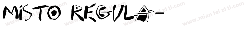 misto regula字体转换